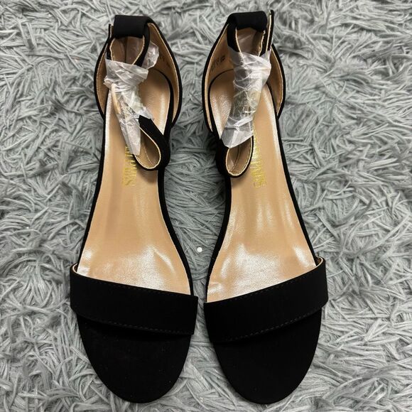 Dream Paris Ingrid Black Heels Size 6 NWT - Picture 1 of 11